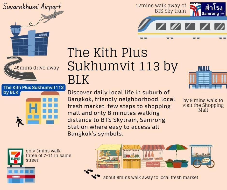 The Kith Plus Sukhumvit 113 By Blk Банкок Екстериор снимка